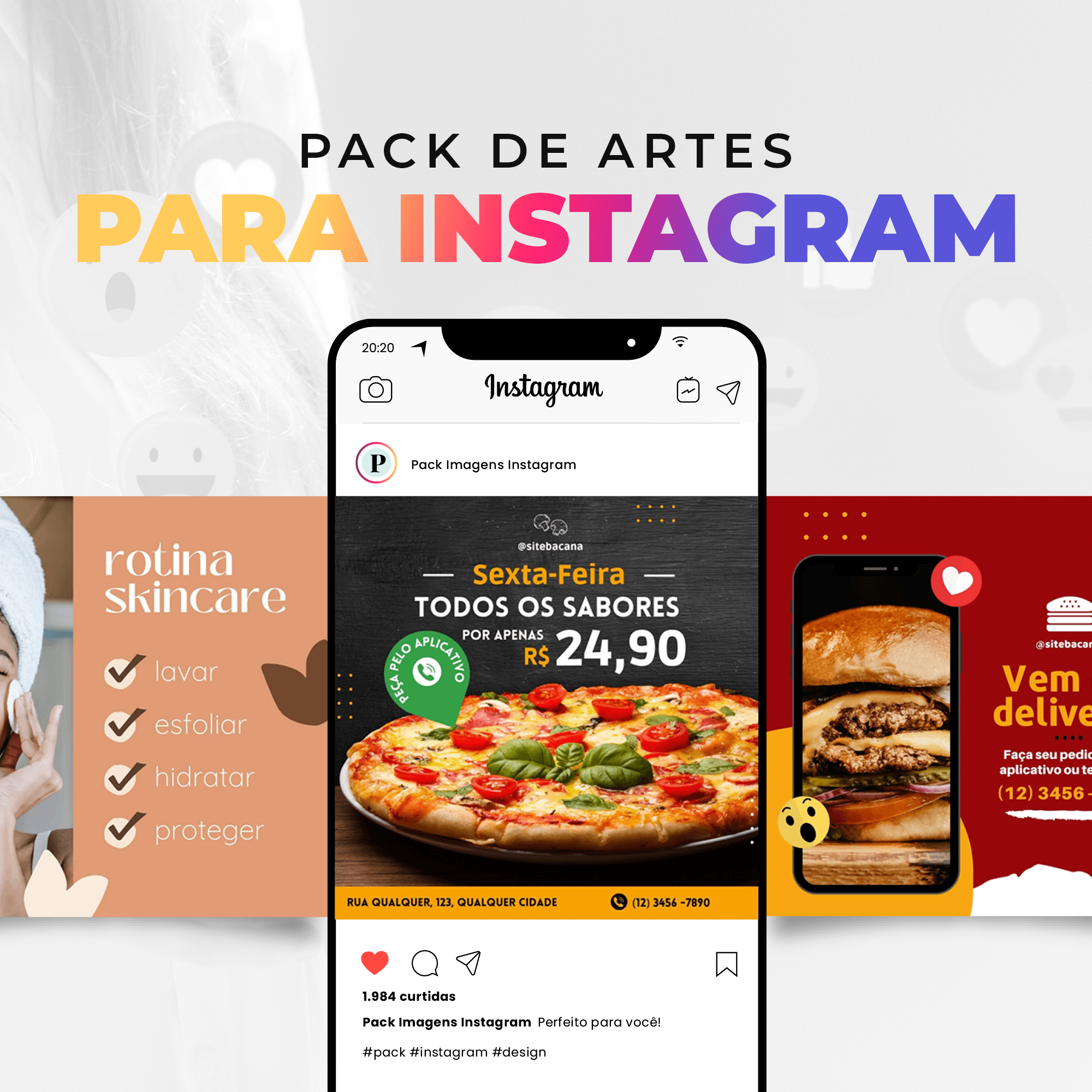 Capa do curso Pack Canva