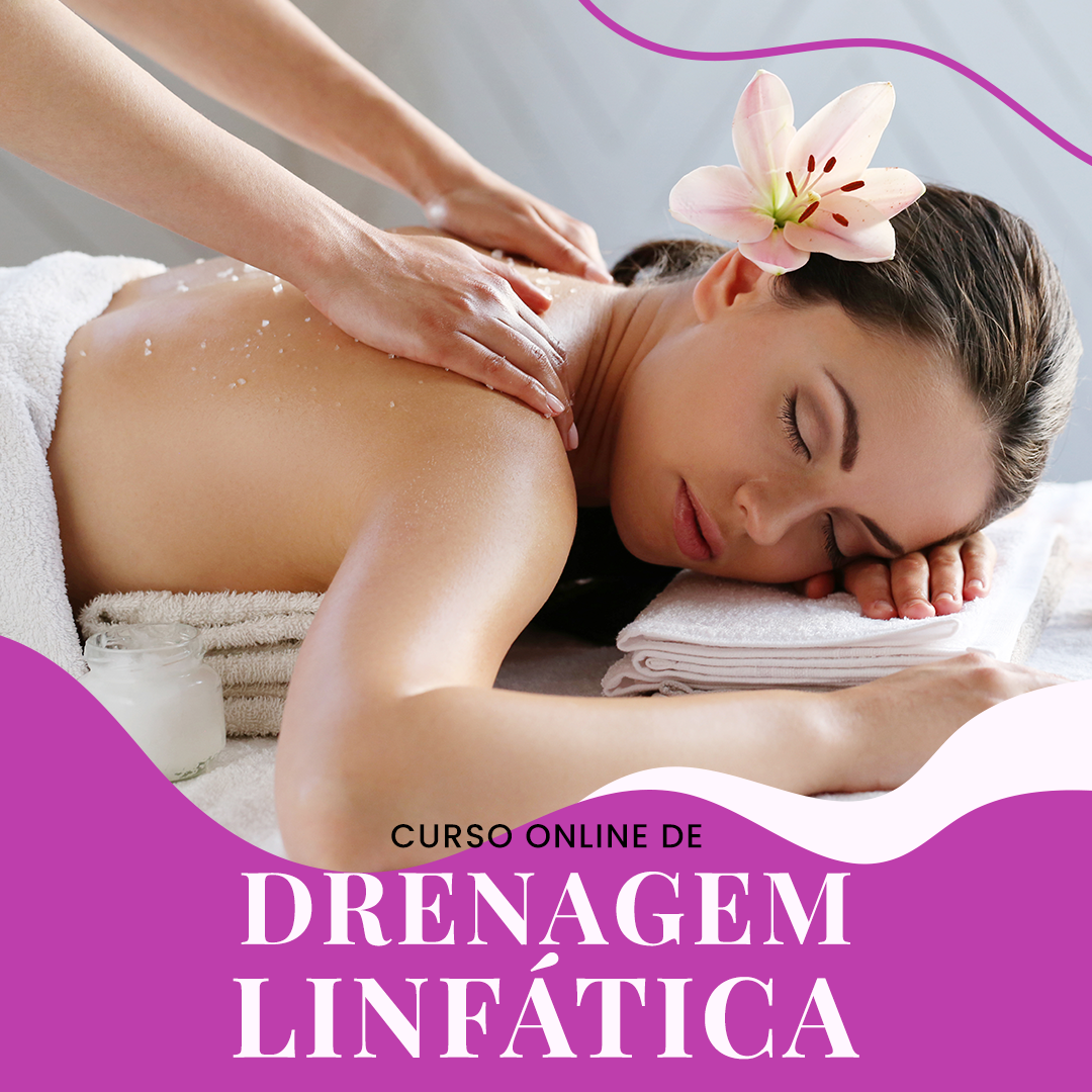Capa do curso Massagem Linfática