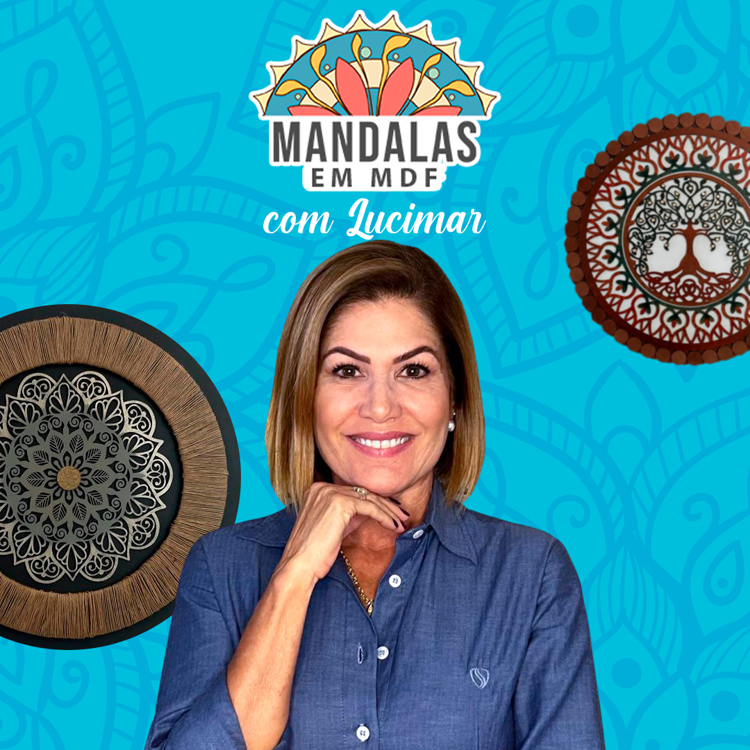 Capa do curso Mandala em MDF