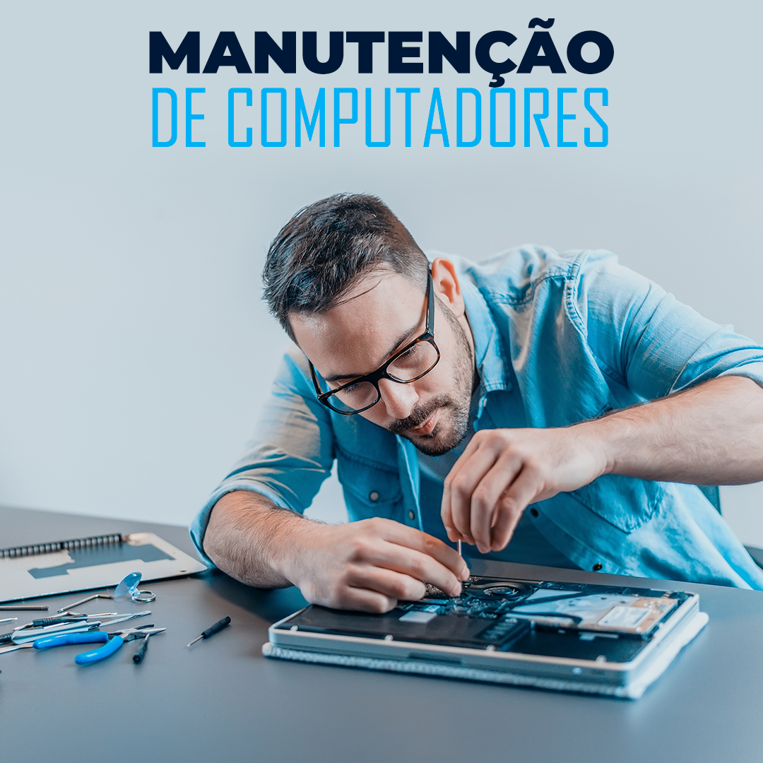 Capa do curso Manutenção de computadores
